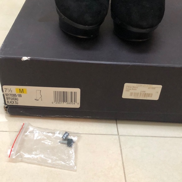 Brian Atwood- Fuveau Bootie- 7.5 Black Suede - Picture 13 of 13